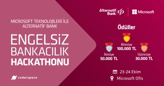 Microsoft Teknolojileri ile Alternatif Bank Engelsiz Bankacılık Hackathonu