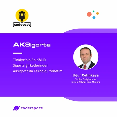Codecast#46 - Türkiye'nin En Köklü Sigorta Şirketlerinden Aksigorta’da Teknoloji Yönetimi