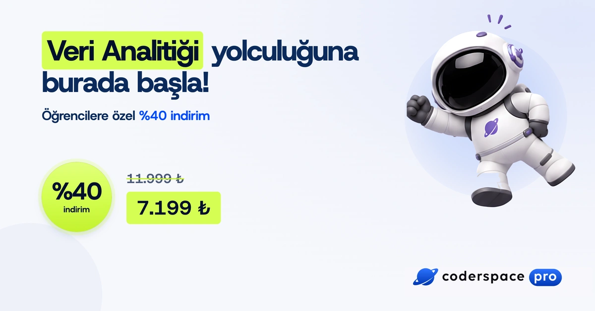 Veri Analitiği Kariyerine %40 İndirimle Başla 🎓