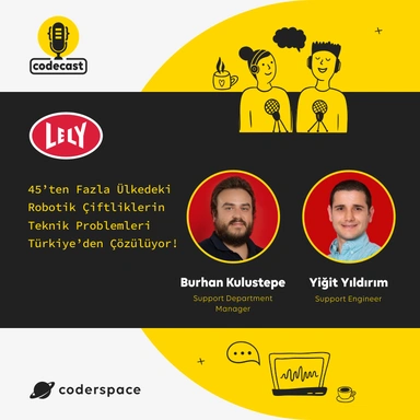 Codecast #11 - 45'ten fazla ülkedeki robotik çiftliklerin teknik problemleri Türkiye'den çözülüyor!