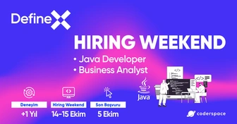 DefineX Java Developer & Business Analyst Hiring Weekend