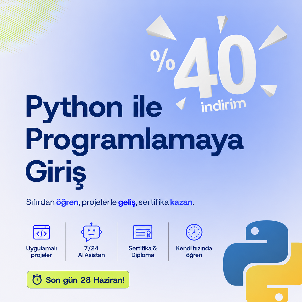 Python ile Programlamaya Giriş