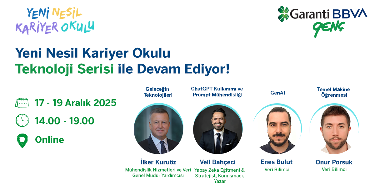 Garanti BBVA Genç Yeni Nesil Kariyer Okulu - Teknoloji Serisi