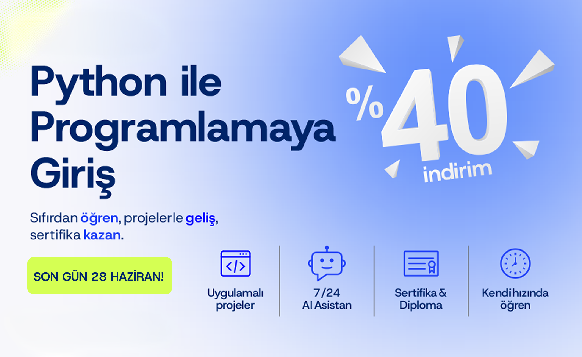 Python ile Programlamaya Giriş