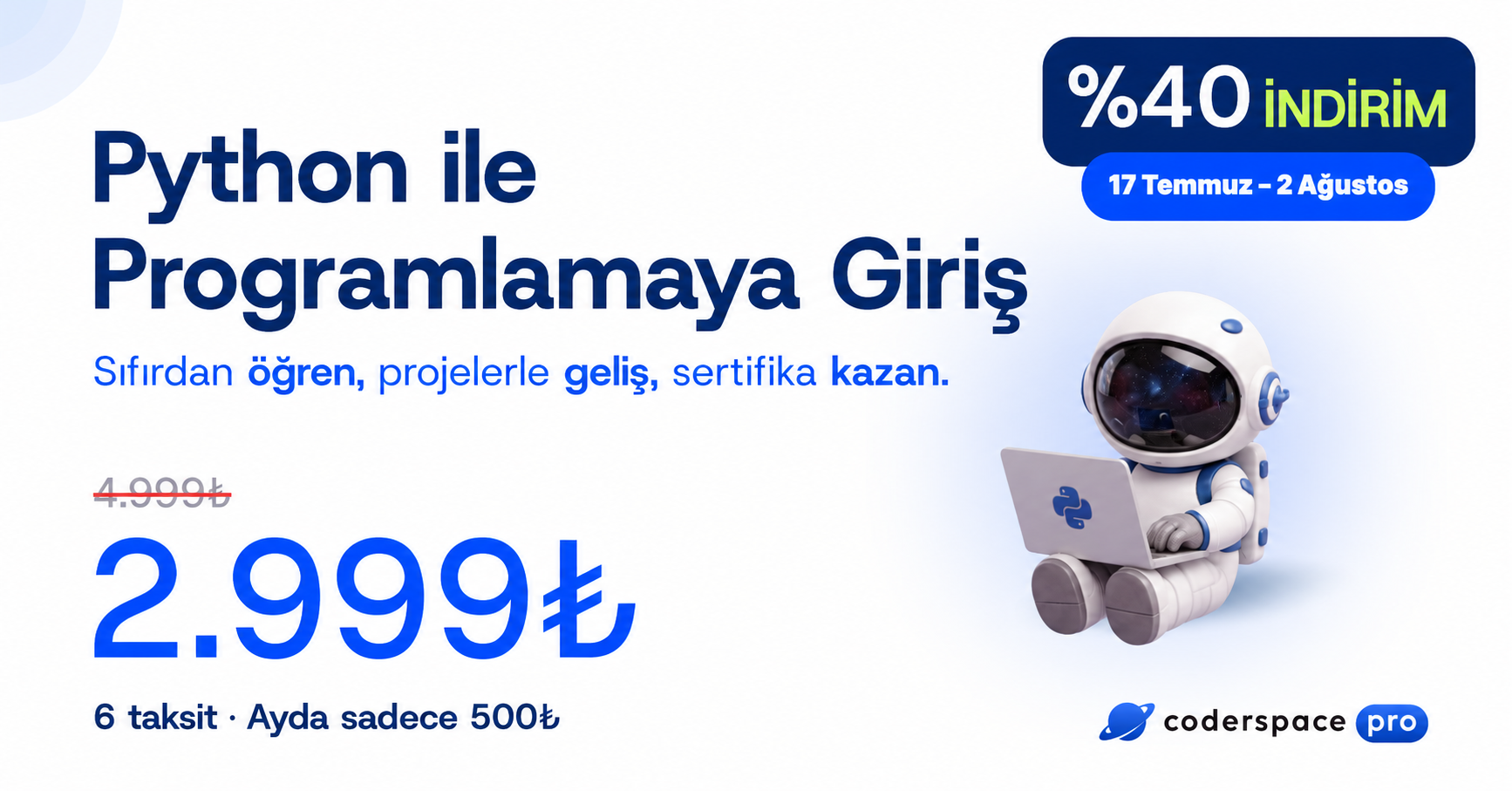 Python ile Programlamaya Giriş