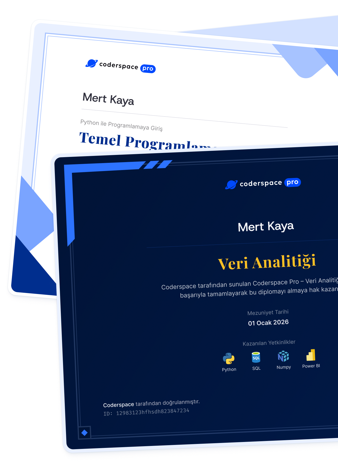 Coderspace Pro Expectation Card Showcase